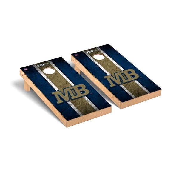 slide 2 of 5, California State Monterey Bay Otters Vintage Cornhole Board Set