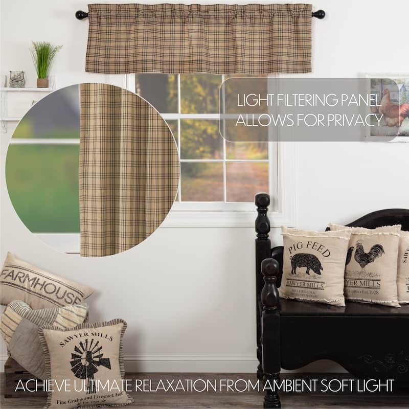 Sawyer Mill Plaid Valance