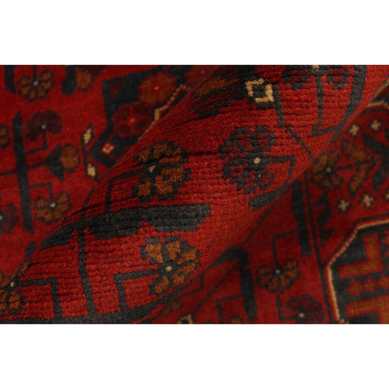 Southwestern Biljik Khal Mohammadi Kye Red/Blue Runner - 2'6'' x 9'5''