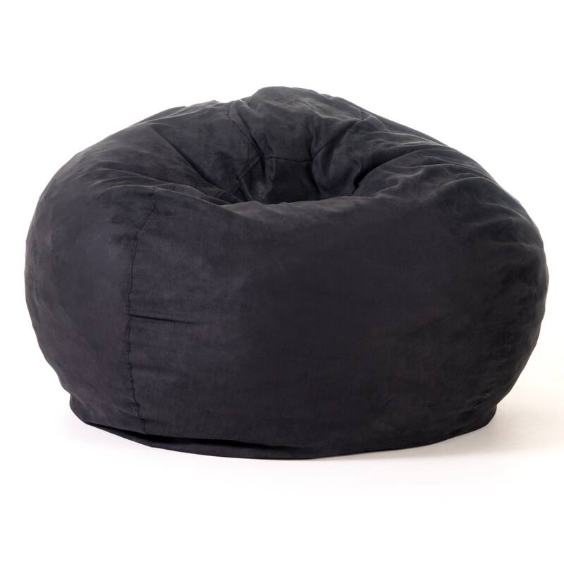 Madison Faux Suede 5-foot Beanbag Chair by Christopher Knight Home