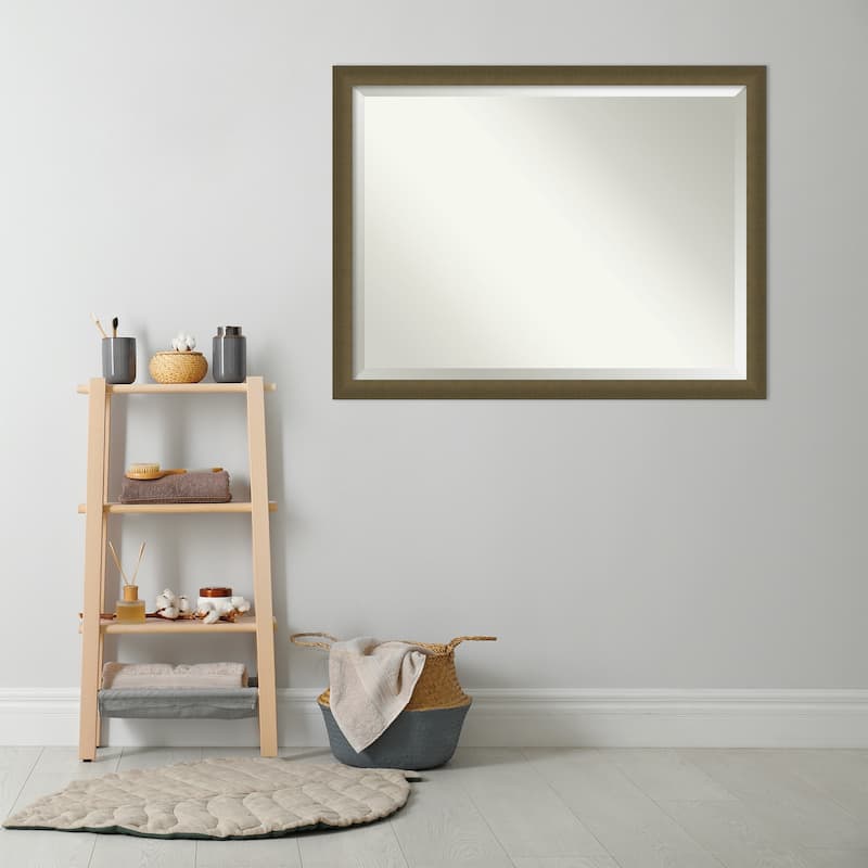 Blaine Narrow Beveled Framed Bathroom Vanity Wall Mirror