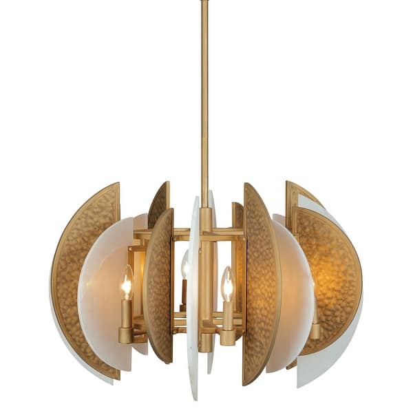 slide 2 of 10, Minka Lavery 3464 Saint Martin 8 Light 28" Wide Abstract Chandelier