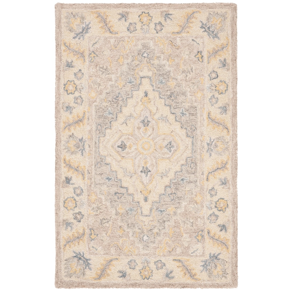 SAFAVIEH Handmade Micro-Loop Ludivine Wool Rug