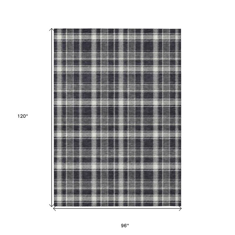 Palo Plaid Weather Resistant Classic Meets Modern Outdoor Rug