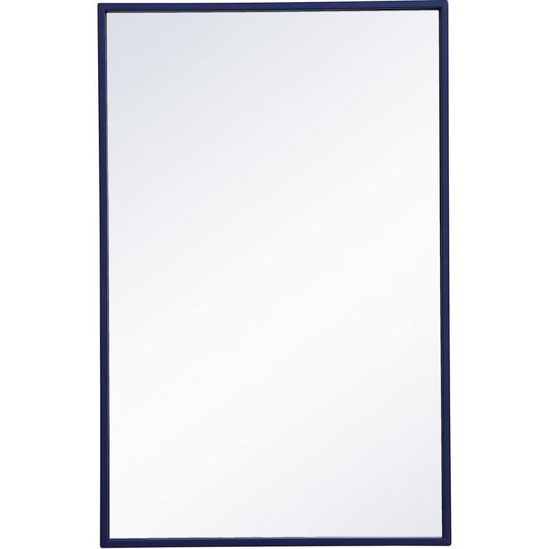 Elegant Lighting Eternity 28" x 18" Rectangular Flat Metal Framed