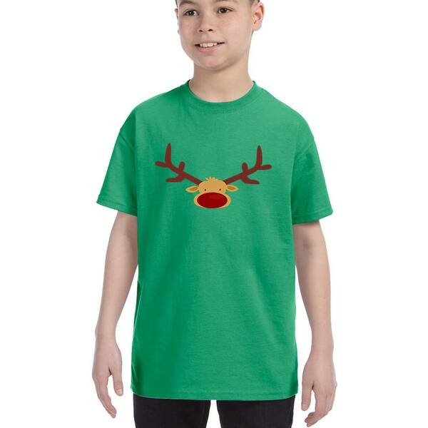Shop Kids T Shirt Reindeer Face Christmas Shirt Cool Funny Xmas Gift Overstock 22999026