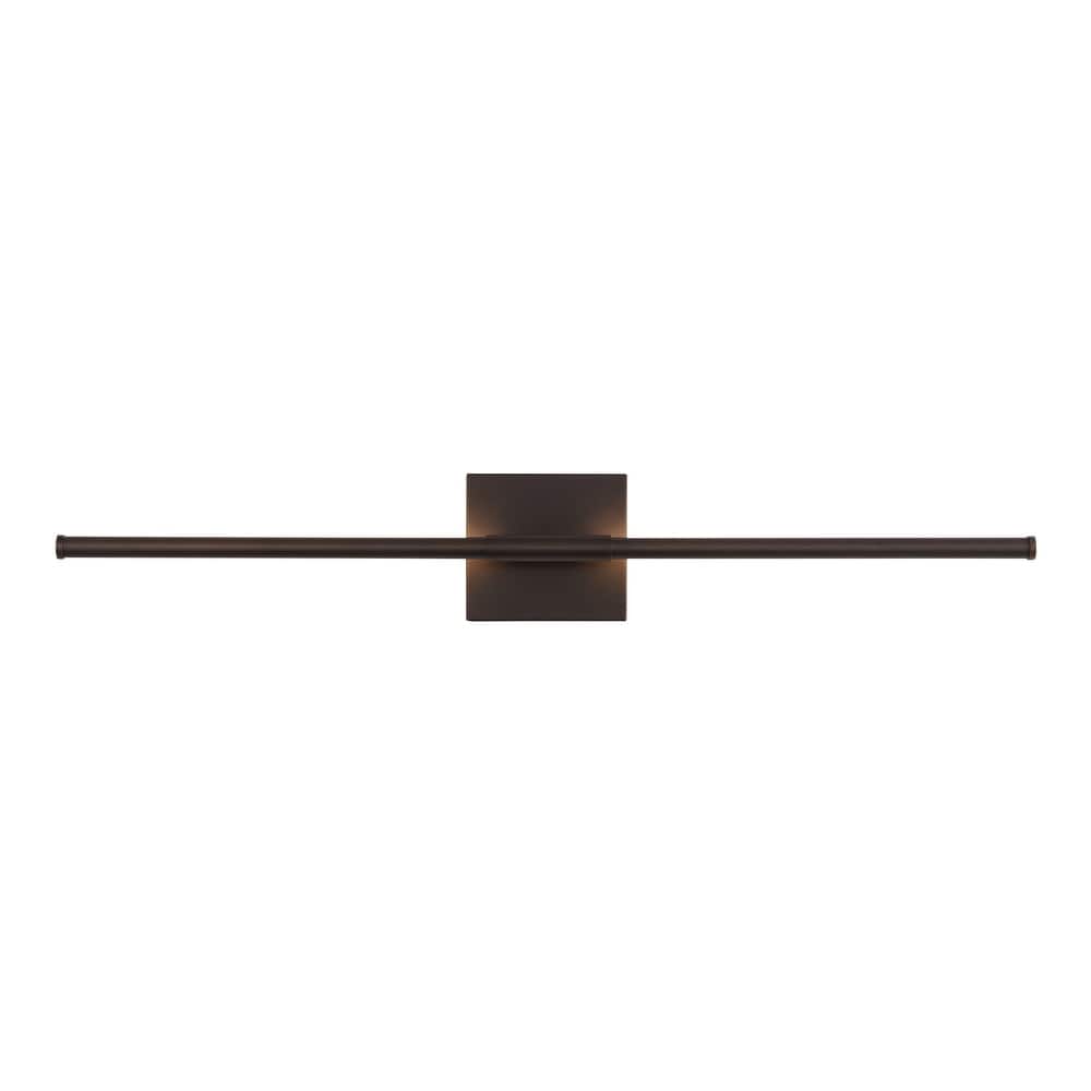 28" Dimmable Integrated LED Metal Wall Sconce, by JONATHAN Y