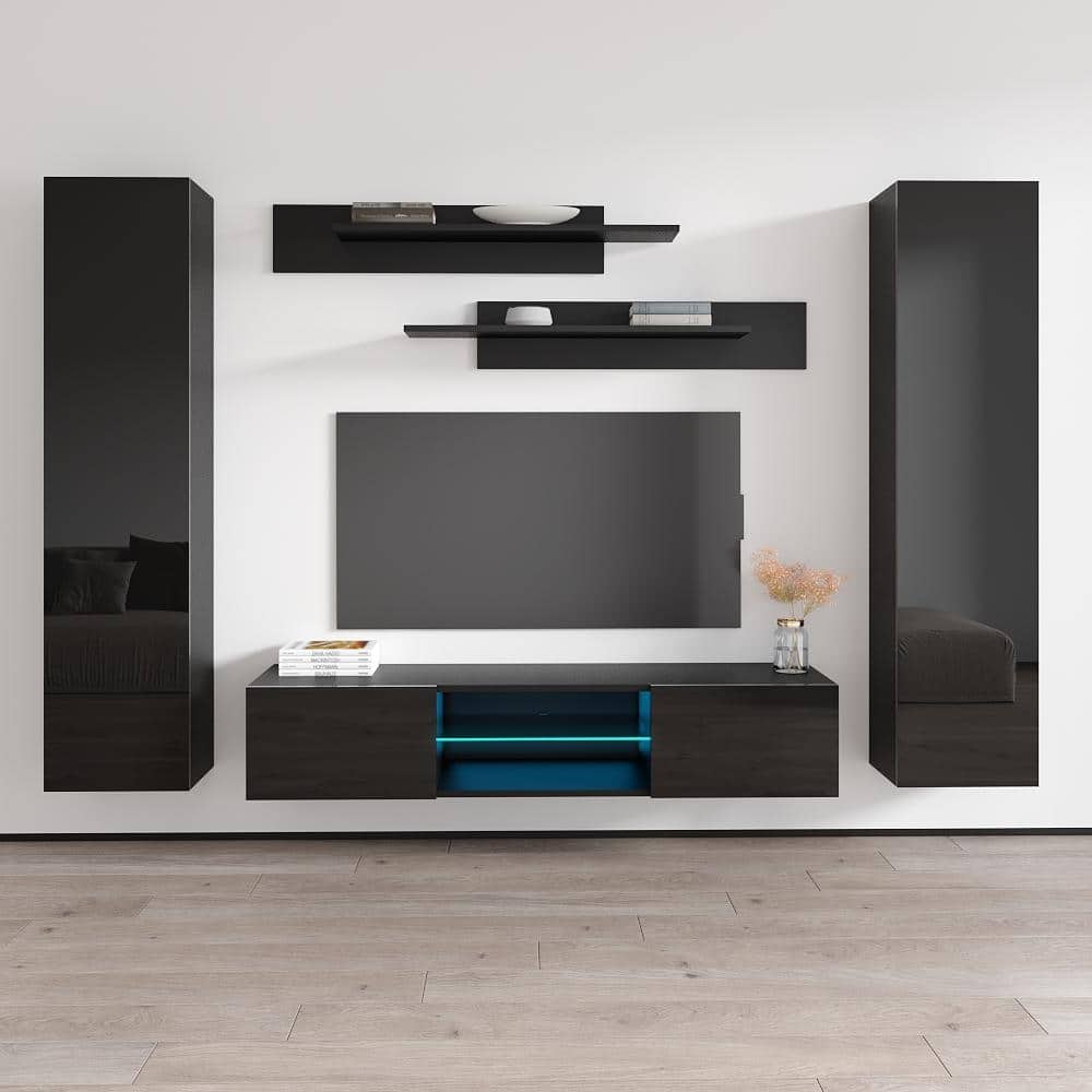 Fly AB1 33TV Wall Mounted Floating Modern Entertainment Center