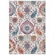 preview thumbnail 43 of 111, SAFAVIEH Madison Belle Boho Glam Paisley Pattern Area Rug 4' x 6' - Cream/Multi - Rectangle