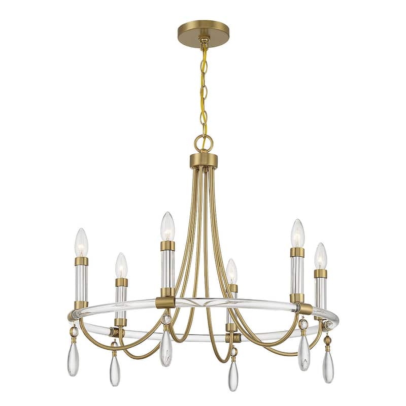 Savoy House 1-7716-6 Mayfair 6 Light 26" Wide Taper Candle Style