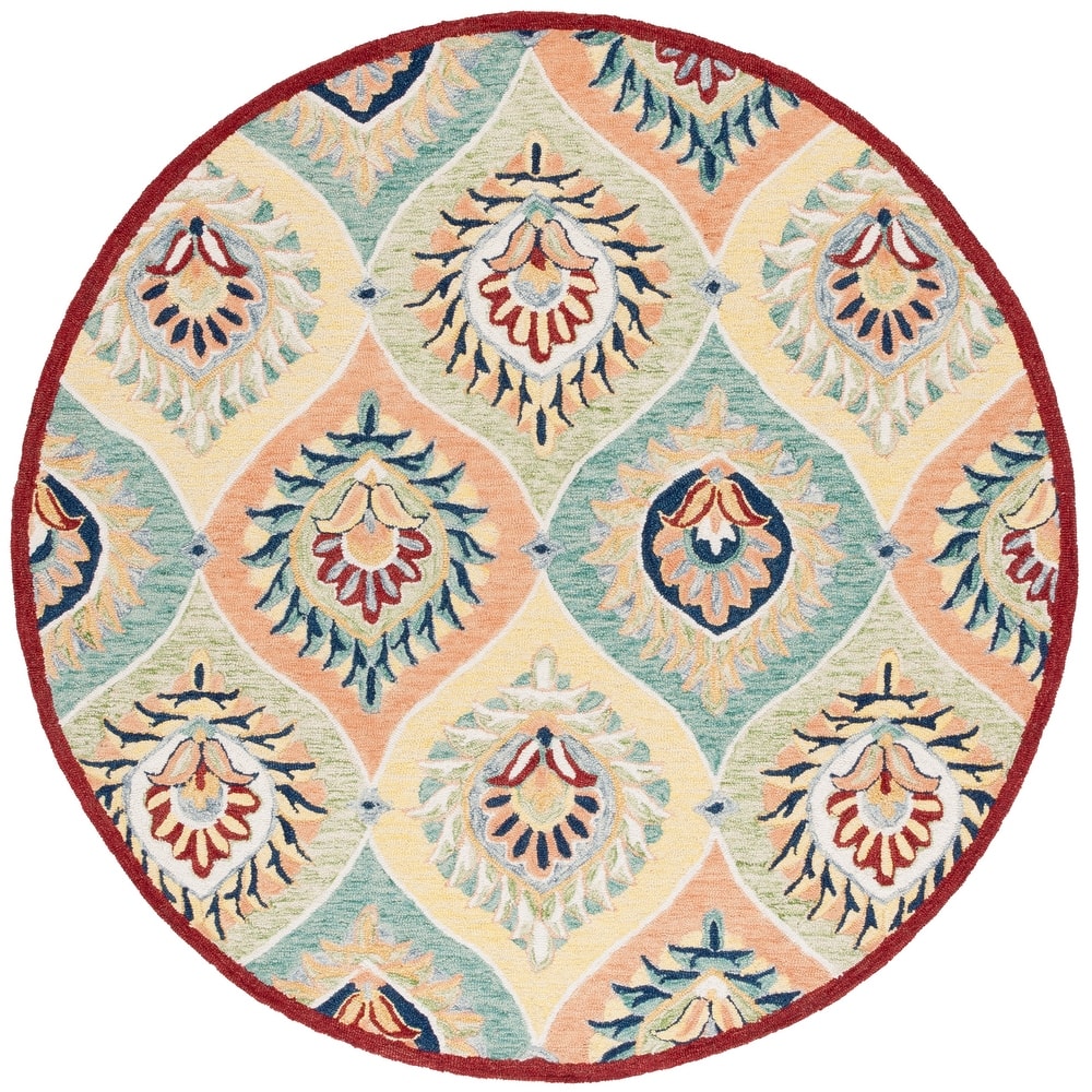 SAFAVIEH Handmade Heritage Trellis Traditional Wool Rug