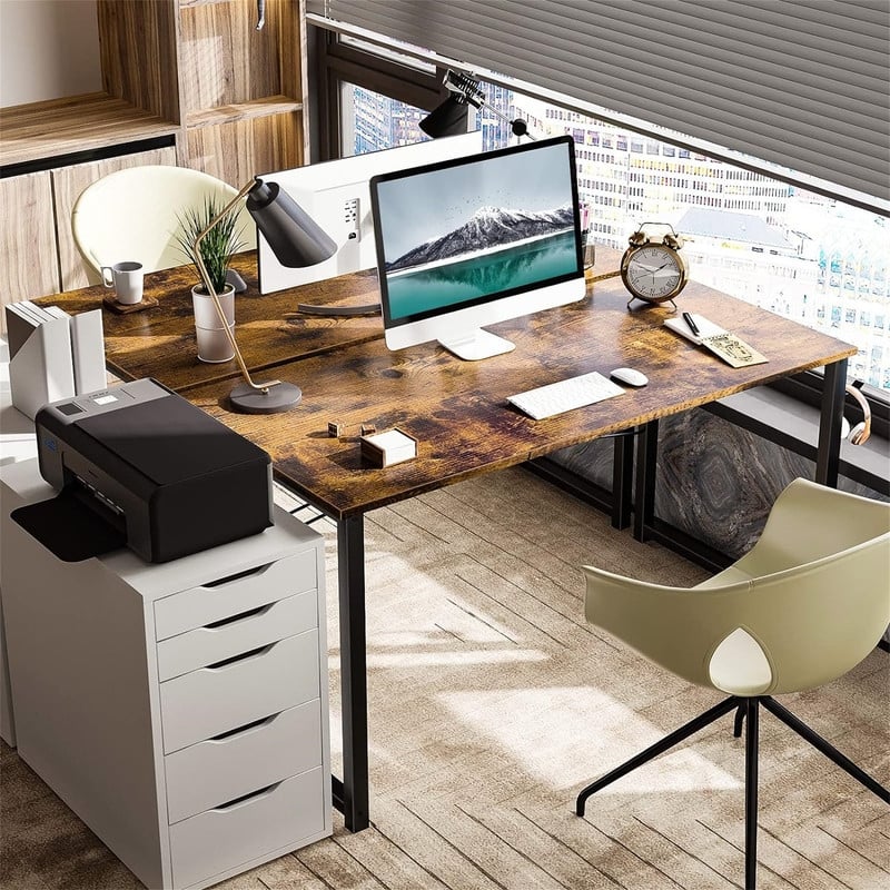 Modern Simple Style Desk for Home Office - Vintage