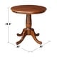 preview thumbnail 48 of 69, International Concepts 30-inch Round Pedestal Table