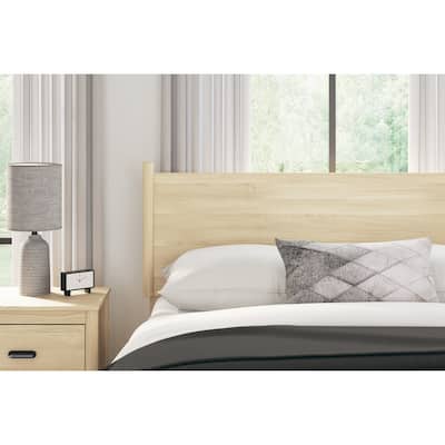 Signature Design by Ashley Cabinella Tan Panel Headboard with Dresser and Nightstand