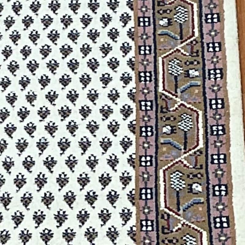 HERAT ORIENTAL Handmade Geometric Mir Wool Runner Rug - 2'9x10' - 2'9 x 10'