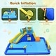 preview thumbnail 8 of 8, Gymax Inflatable Water Slide Bounce House Climbing Wall without Blower - See Details