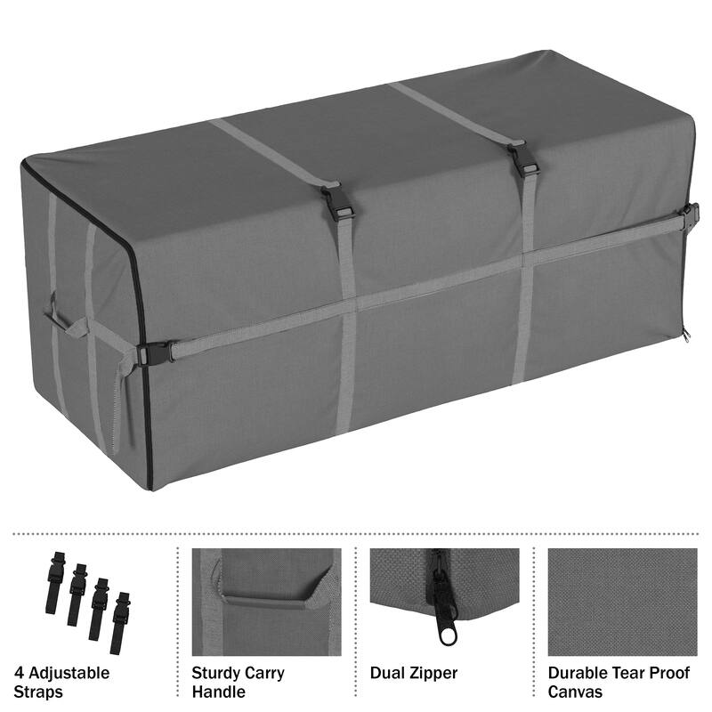 Christmas Tree Storage Bag - Heavy-Duty Storage Bags for 9FT Artificial Trees by Elf Stor (Gray) - Gray