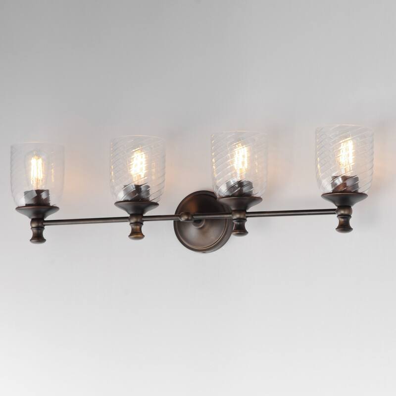 Maxim 21354 Swirl 4 Light 33" Wide Vanity Light