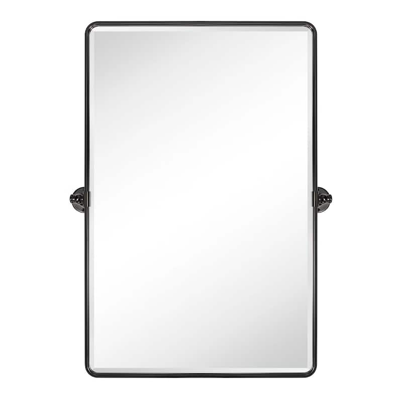 TEHOME Woodvale Rectangle Vertical Metal Wall Mirrors