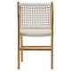 preview thumbnail 5 of 5, Denise Teak Dining Chair, White