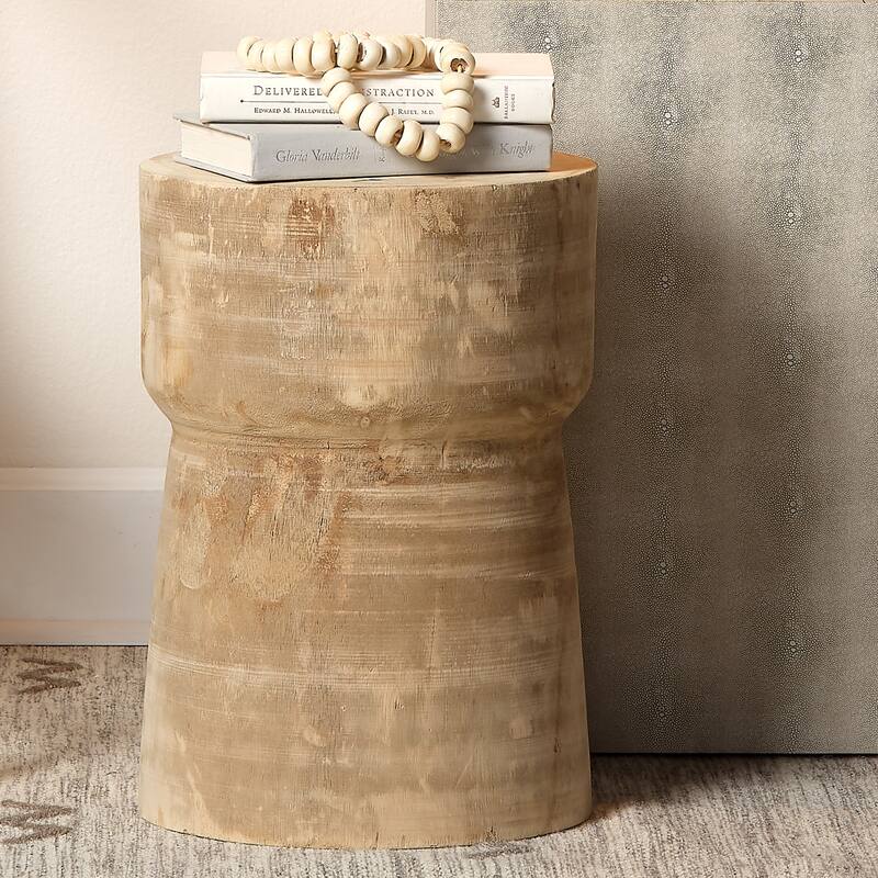 Jamie Young Yucca Wood Side Table