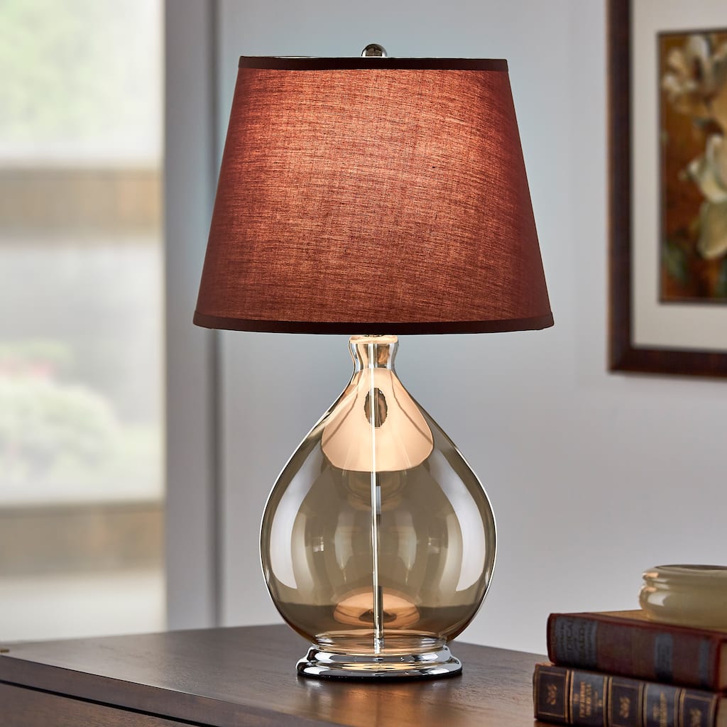 Liezen Glass Table Lamp by iNSPIRE Q Modern
