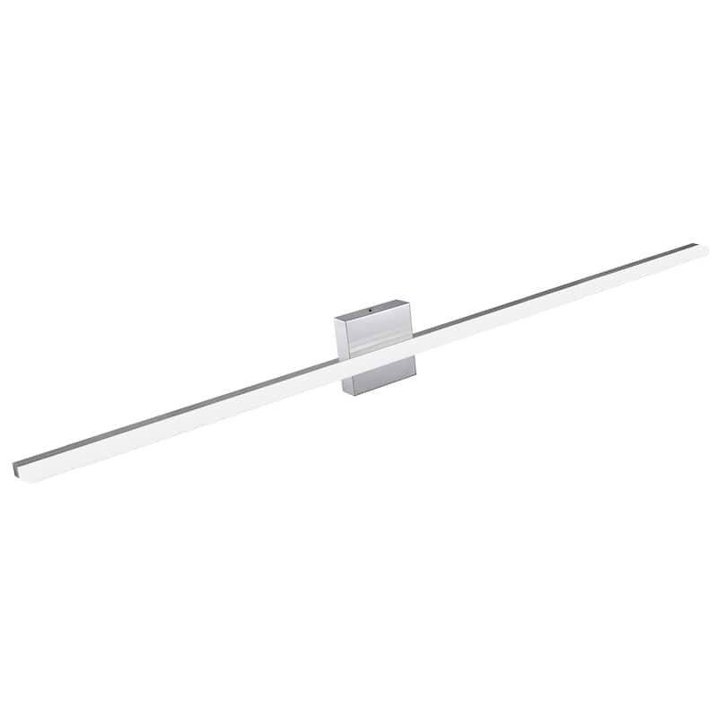 Modern Bathroom Vanity Light Mirror Makeup Front LED Lamp Waterproof - 48" - Cool White