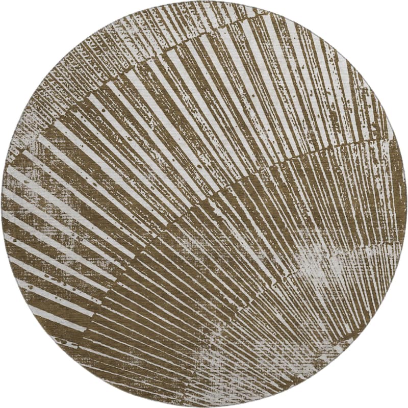 Premium Washable Super Soft Modern Starburst Mayfield Rug