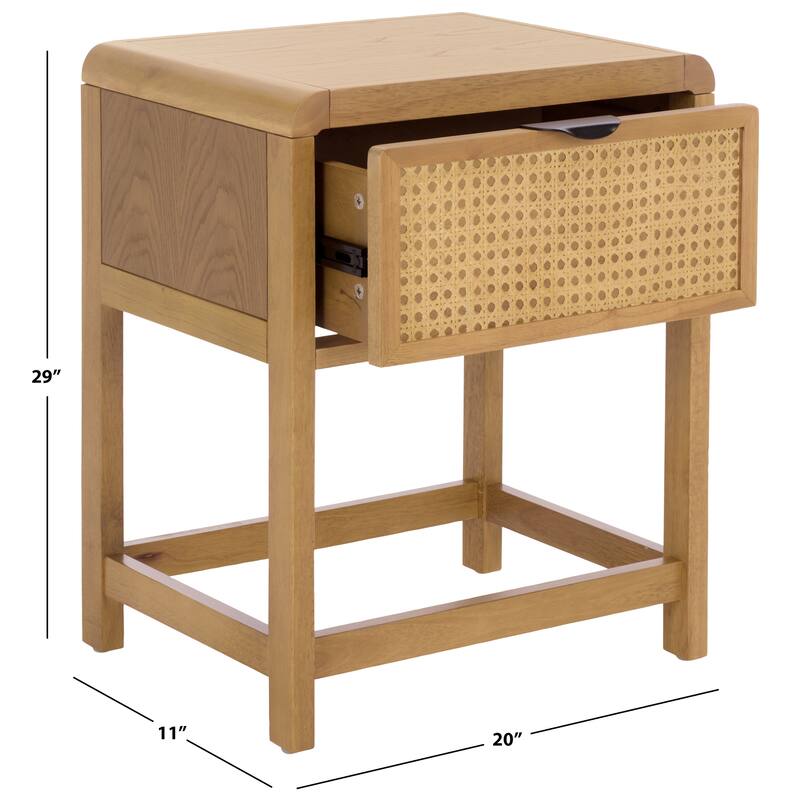 SEI Furniture Alexander 1-Drawer Nightstand