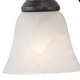 preview thumbnail 10 of 8, Standford 3-Light 19 in. W Oil Burnished Bronze Bathroom Vanity Lighting Fixture, White Alabaster Glass Shade Reversible