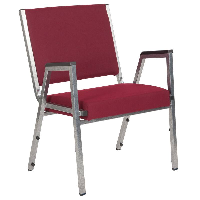 4 PK 1500 lb. Rated Antimicrobial Bariatric Reception Arm Chair