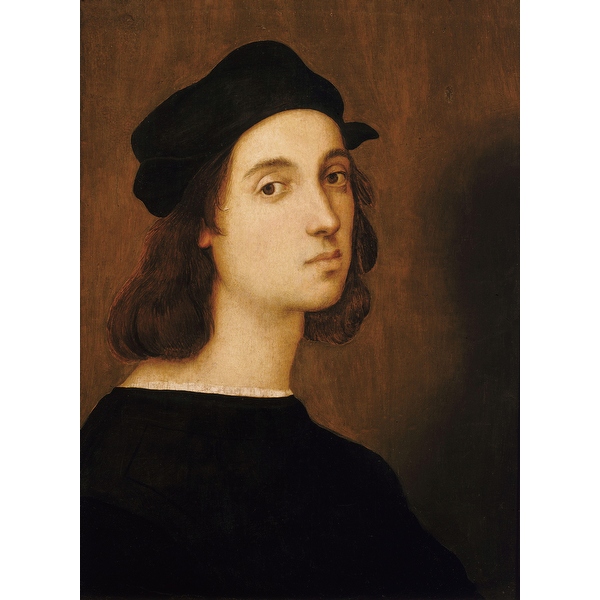 Self Portrait by Raffaello Sanzio da Urbino Giclee Print Oil