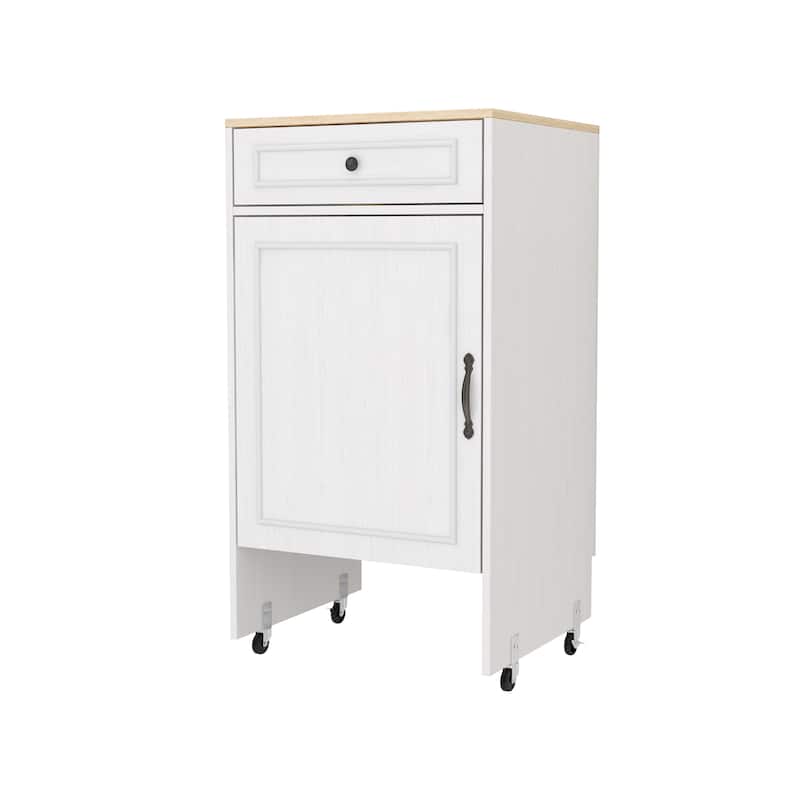 Robot Vacuum Stand Cabinet with Wheels