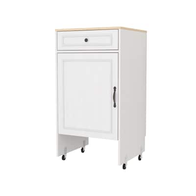 Robot Vacuum Stand Cabinet with Wheels