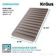 preview thumbnail 72 of 102, Kraus Silicone Drying Rack Mat