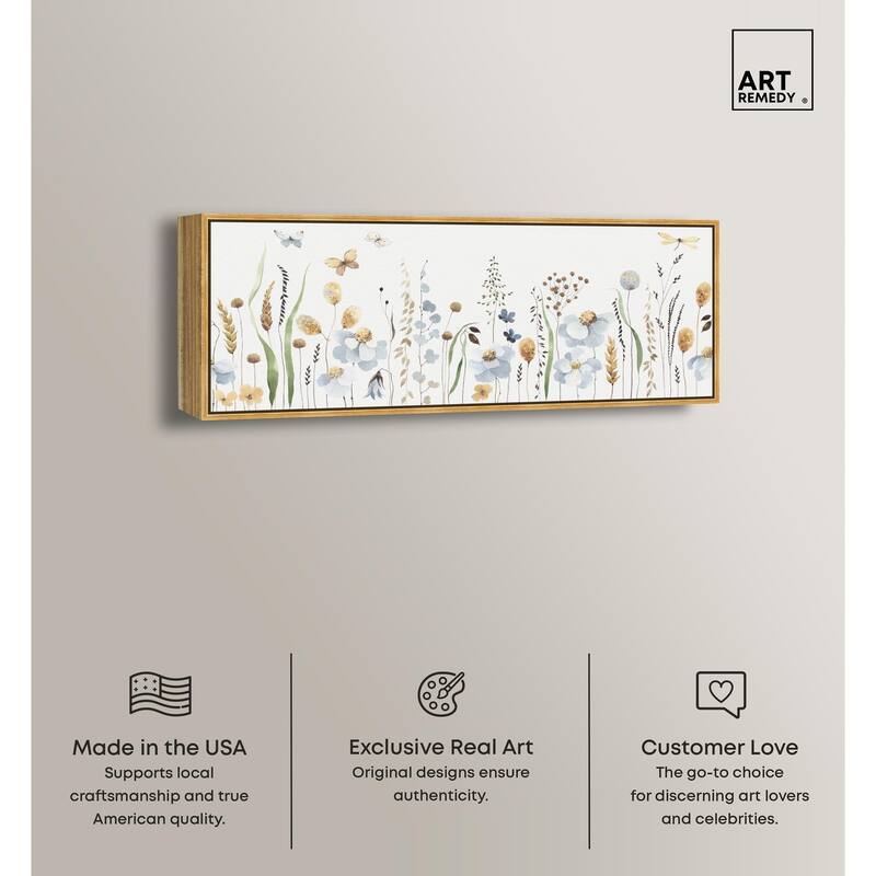 Blissful Spring Wide Panoramic Canvas by Art Remedy