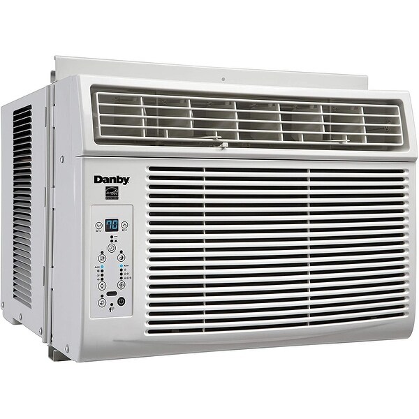 10,000 BTU Window Air Conditioner with Remote Control, White DAC100EB1WDB - Silver - Overstock ...
