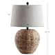 Elicia 24.5" Banana Leaf Basket LED Table Lamp, Natural by JONATHAN Y
