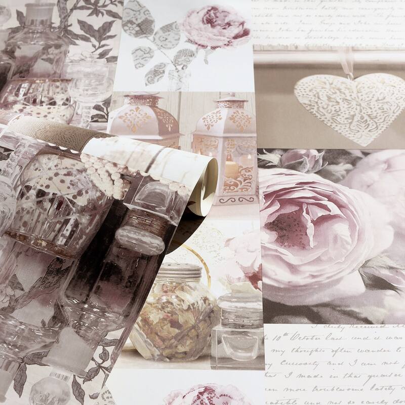 Arthouse Irene Blush Charlotte College Wallpaper