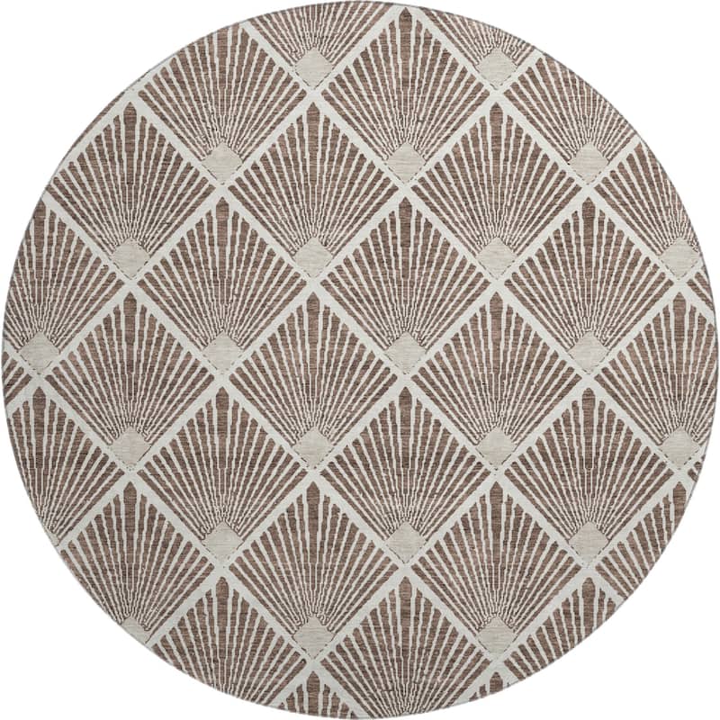 Premium Washable Super Soft Diamond Trellis Mayfield Rug