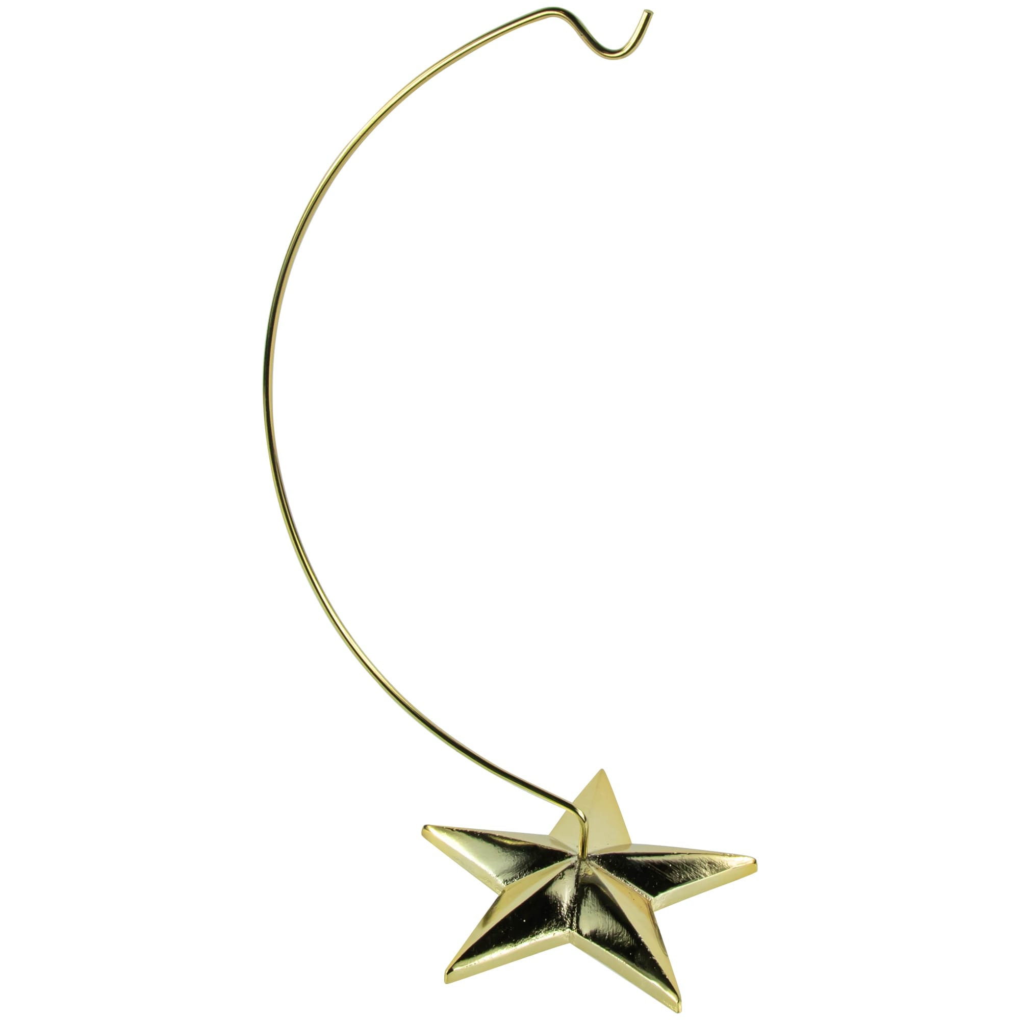 Star Ornament Holder Christmas Display Stand - 12.5" - Gold