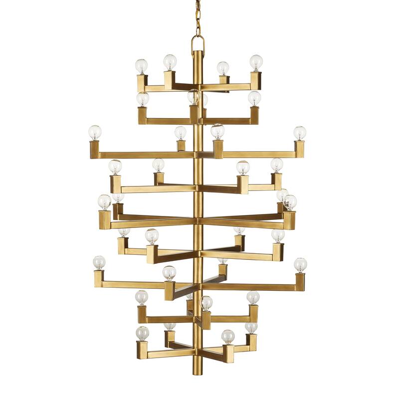 Currey & Company Andre Large Chandelier - 51.5"h x 38"w x 38"d
