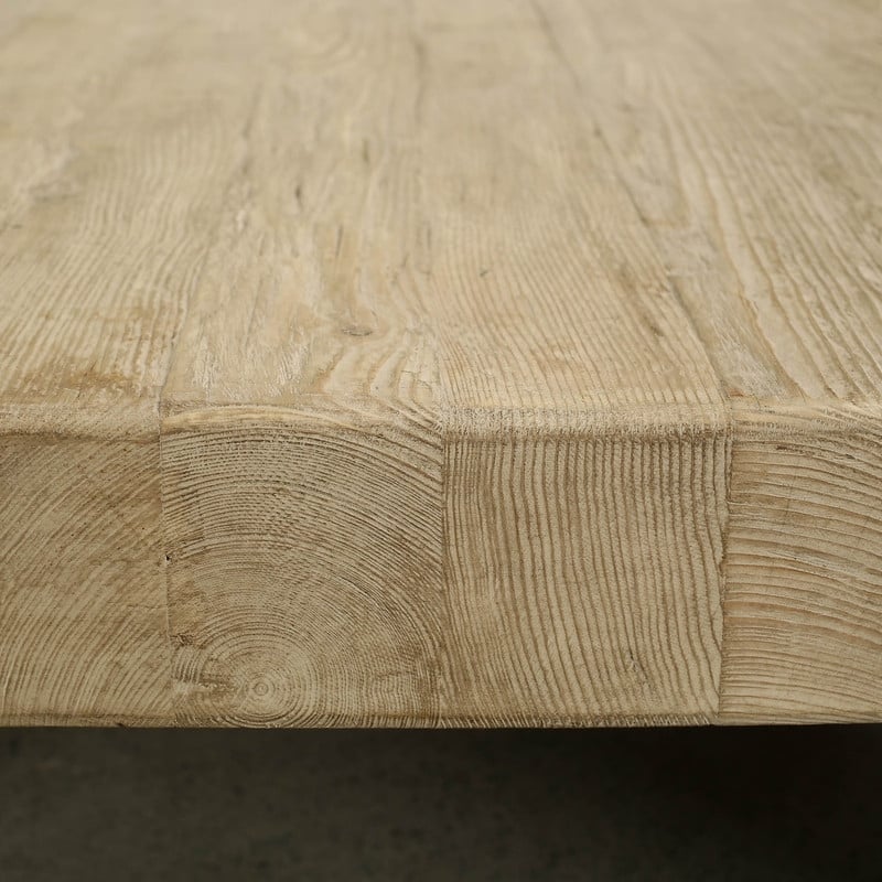 55" Square Ravello Coffee Table Weathered Warm Wood Tone