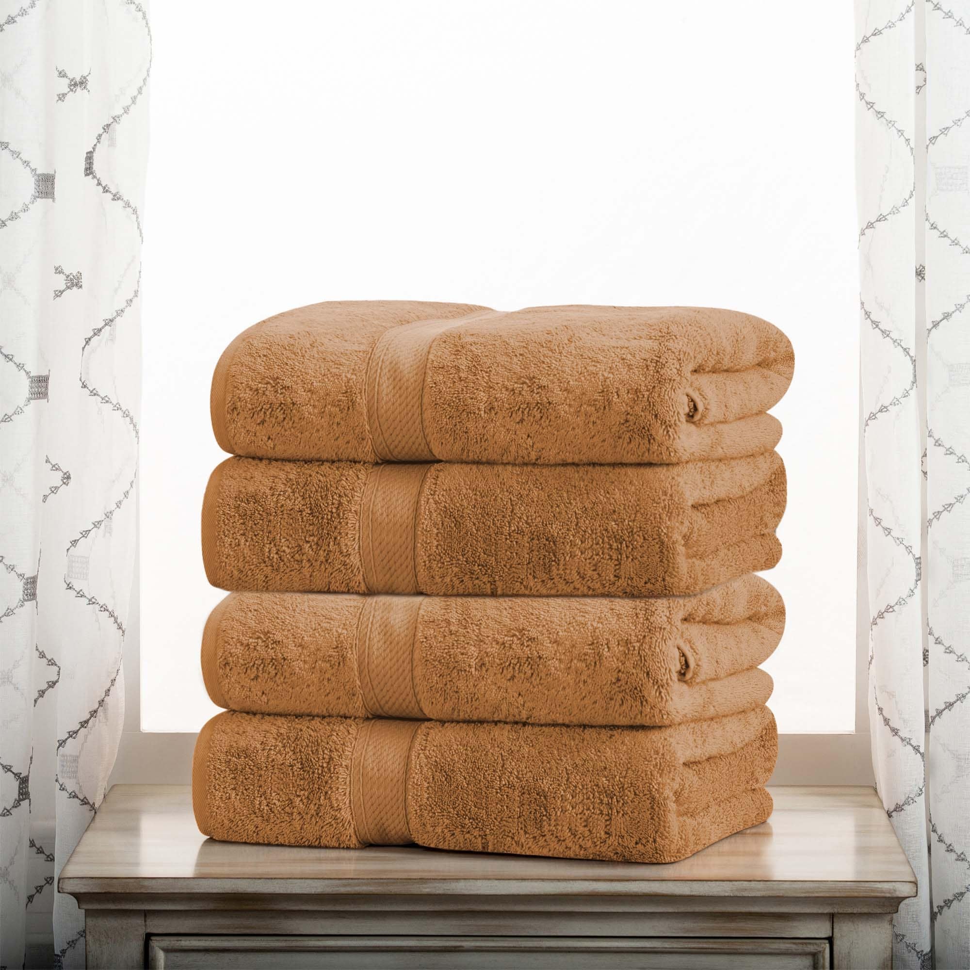 Luxurious 3 Piece Towel Set 100% Certified Egyptian Cotton Thick