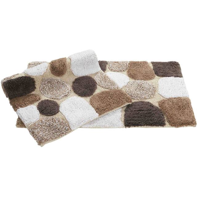 Chesapeake Pebbles 2pc Bath Rug Set