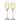 Matashi Champagne Flutes Set of 2, 8 oz - Lead-Free Clear Crystal Filled Glassware - Wedding & Party Sparkling Wine Glasses