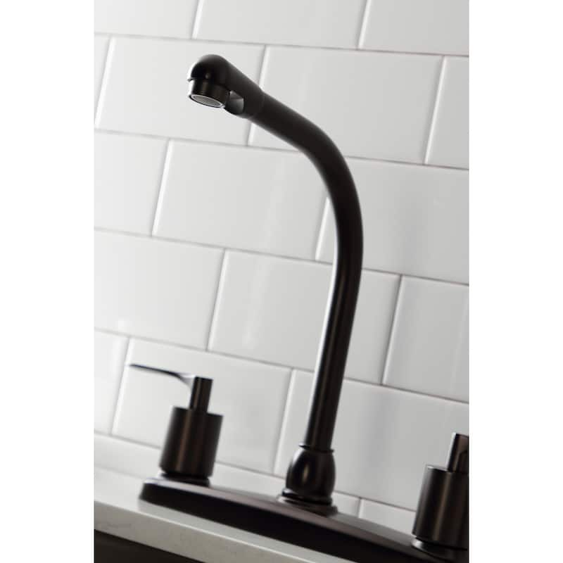 Serena Centerset Kitchen Faucet with Plastic Sprayer