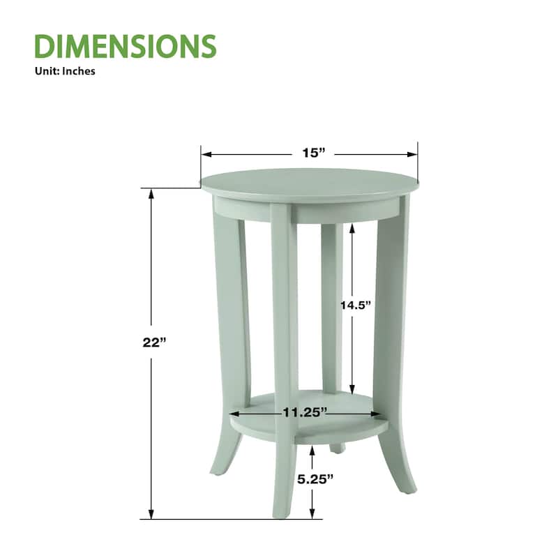 Golden Side Round Table