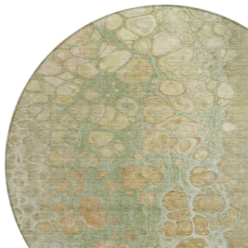 HomeRoots Abstract Transitional Rectangle Outdoor Rug