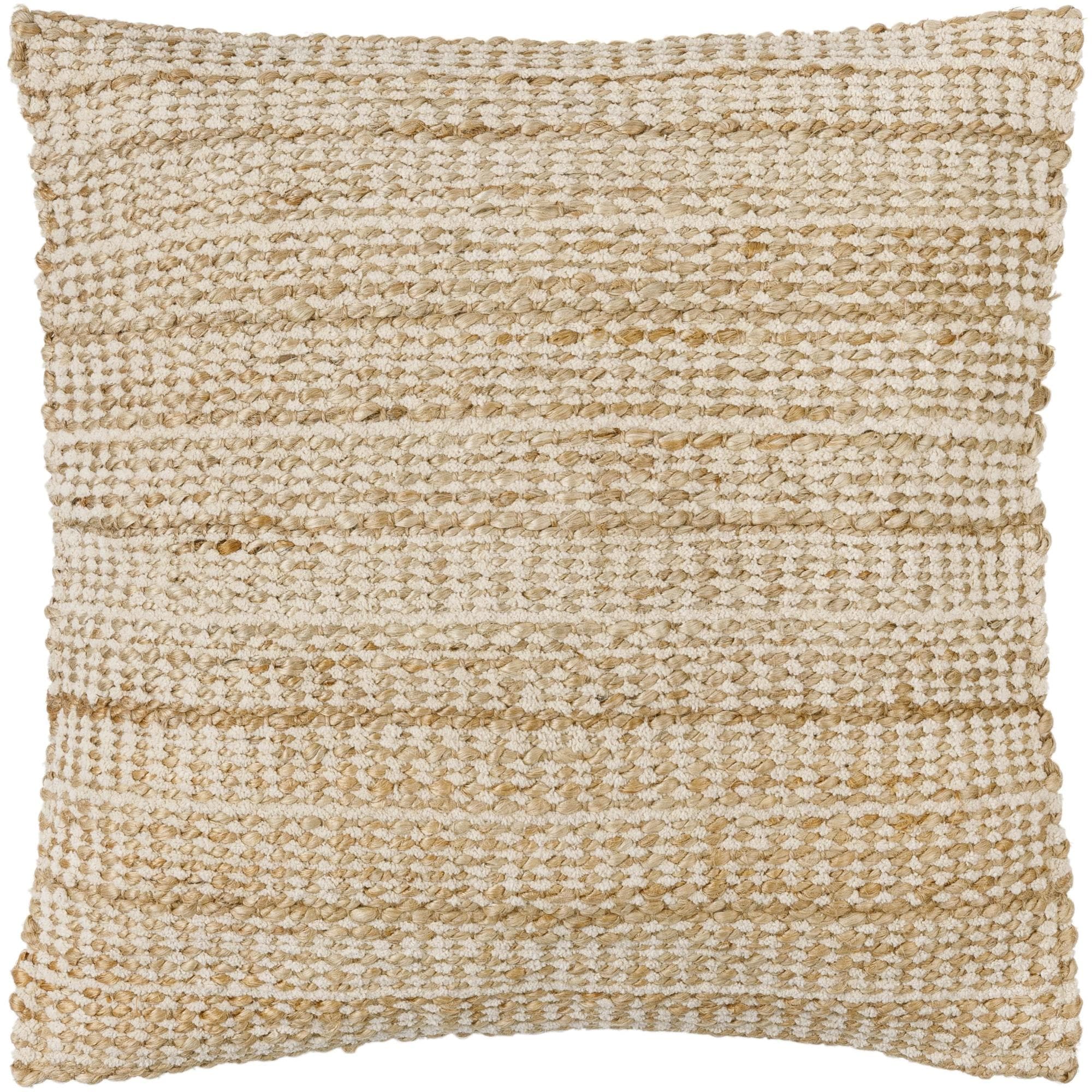 Jute throw pillow cheap